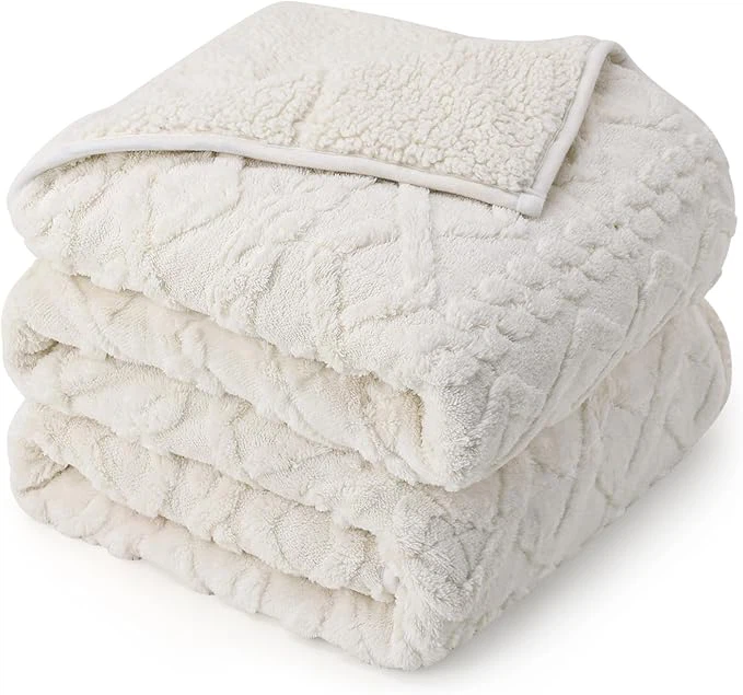 Queen Size kalmerende Sherpa gewogen deken